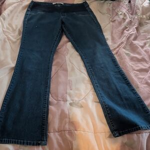 Forever 21 Dark Blue Flare Jeans